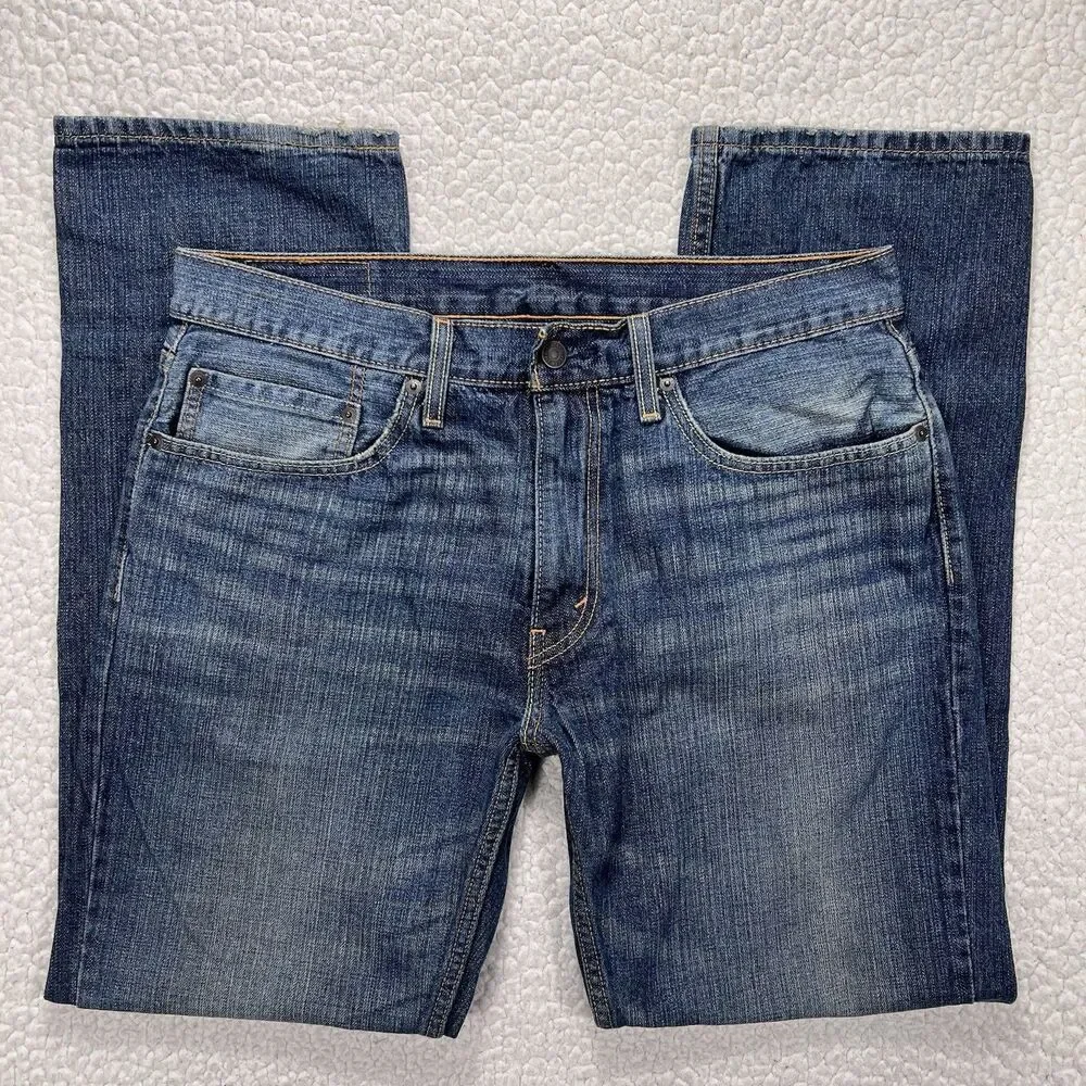 Levi’s 559 Relaxed Straight Jeans Men’s 34x32 (Actual 34x30.5) Grunge Casual‎